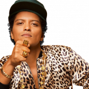 Cantor Bruno Mars PNG Arquivo