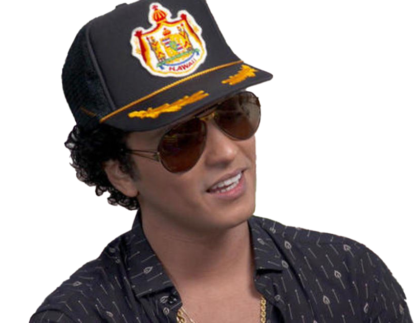 Singer Bruno Mars PNG File Download Free