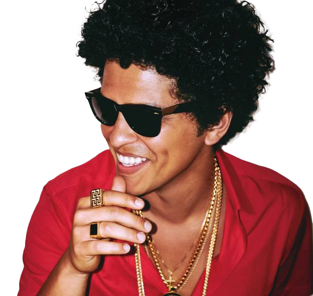 Singer Bruno Mars PNG Free Download