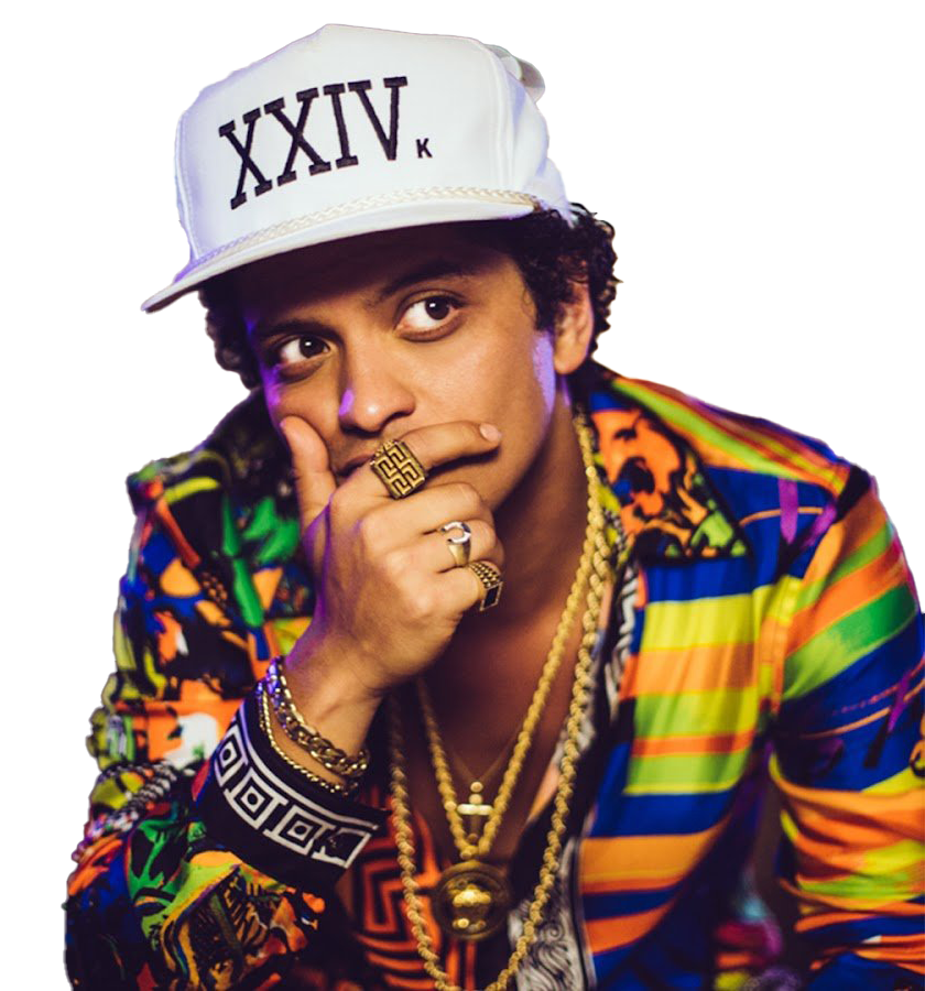 Singer Bruno Mars PNG Image