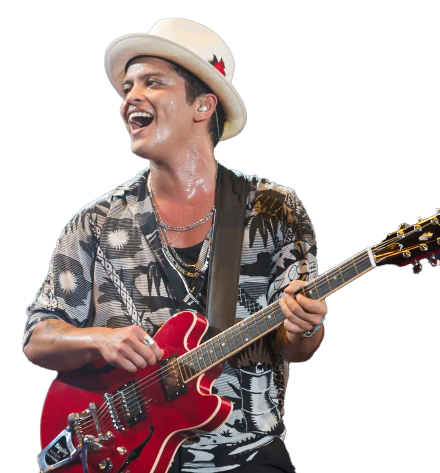 Singer Bruno Mars PNG Images