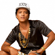 Şarkıcı Bruno Mars Png fotoğrafı