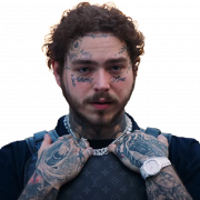 Singer Post Malone PNG Transparent HD Photo