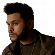 Singer the Weeknd Transparan