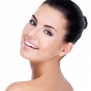 Smiling Woman Face PNG