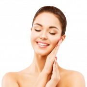 Smiling Woman Face PNG Clipart
