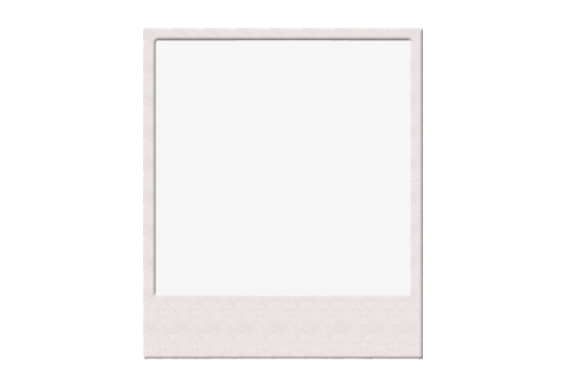 Square Polaroid Frame PNG File