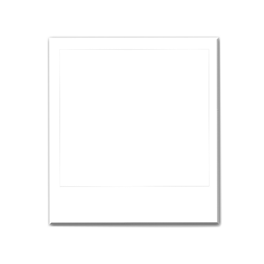 Square Polaroid Frame PNG Picture