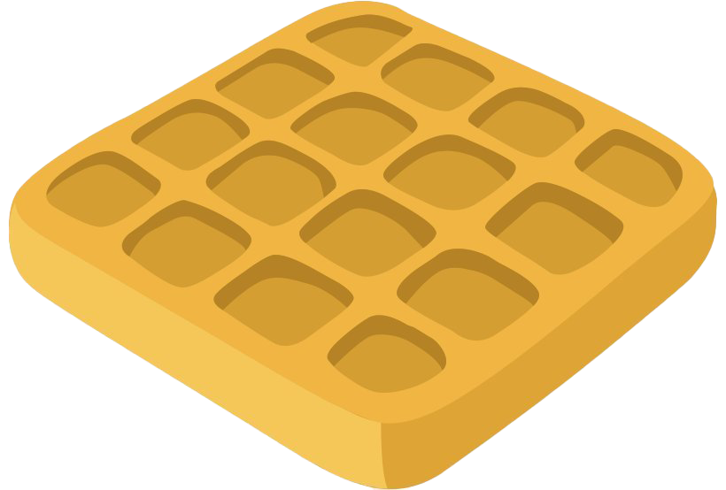 Square Waffle Şeffaf