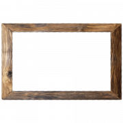 Квадратная деревянная рама PNG бесплатное изображение