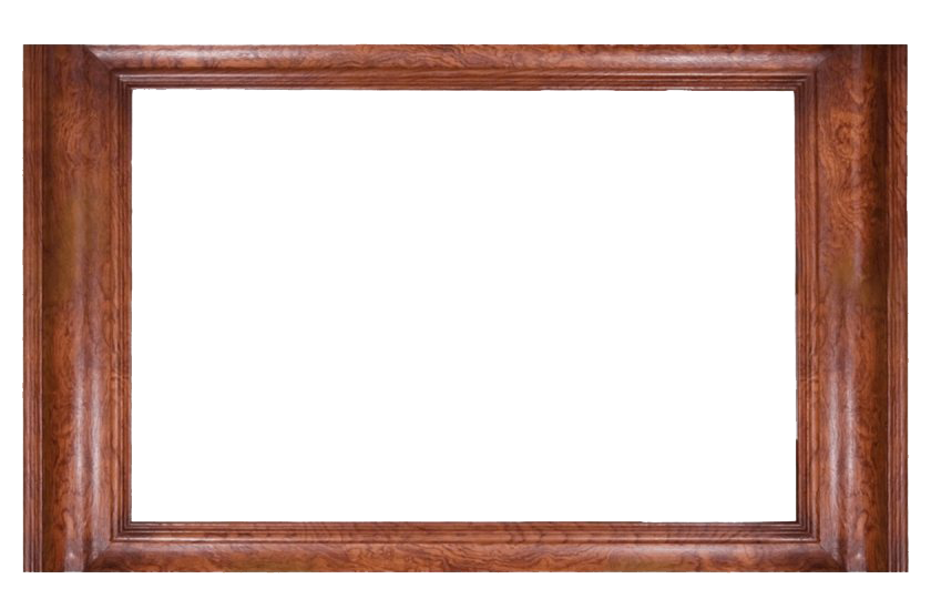 Square Wooden Frame PNG