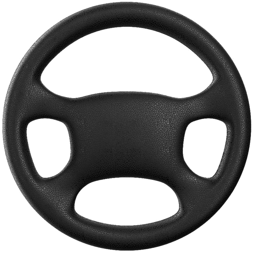 Steering Wheel Transparent