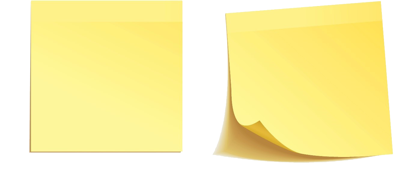 Sticky Notes PNG High Quality Image