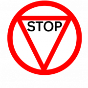 หยุดป้าย PNG ดาวน์โหลดฟรี