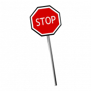 Stop teken PNG gratis afbeelding