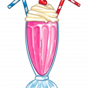 Strawberry Milkshake PNG Clipart