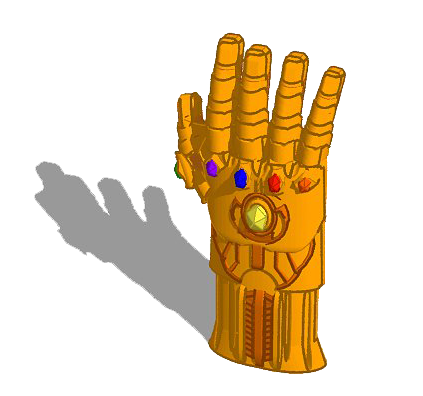 Thanos Gauntlet PNG Picture