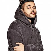 The Weeknd Hairstyle PNG -foto