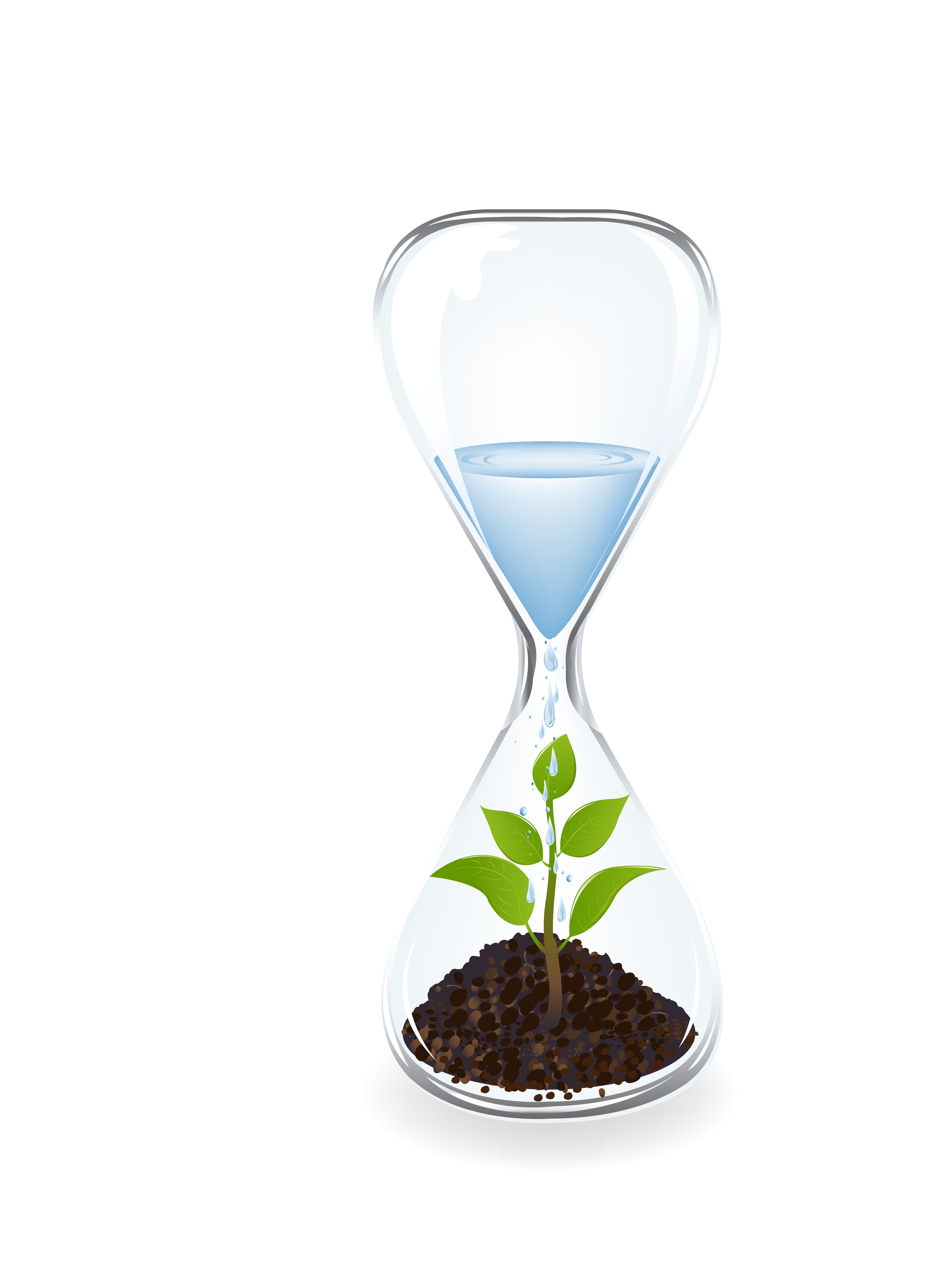 Time Sand Clock PNG Free Image