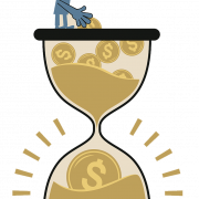 Time Sand Clock PNG Image