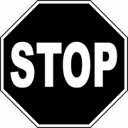 Sinyal lalu lintas berhenti tanda png unduh gratis