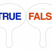 True And False PNG Image