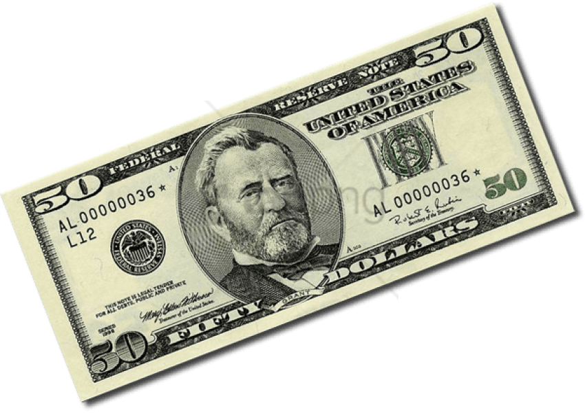 US -Dollar Bill PNG PIC