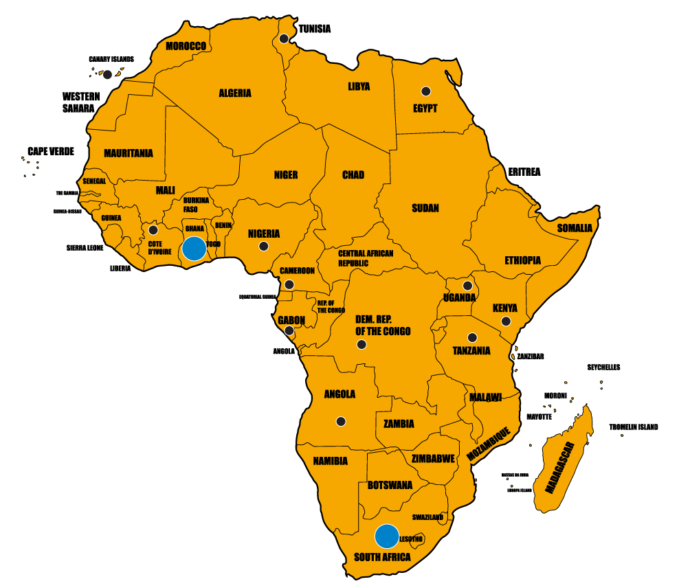 Vector Africa Map PNG File
