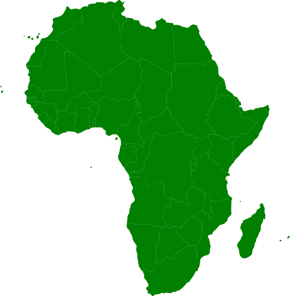Vector Africa Map PNG Free Image