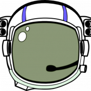 Capacete de astronauta vetorial