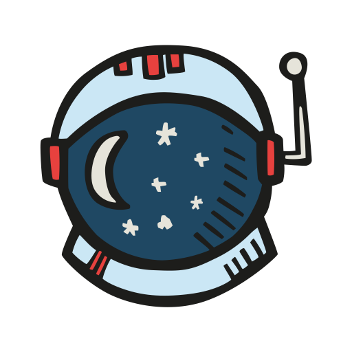 Vector Astronaut Helmet PNG Clipart