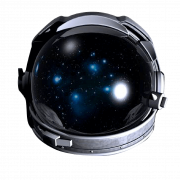 Vector Astronaut Helmet PNG Download Image