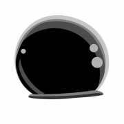 Vector Astronaut Helmet PNG File
