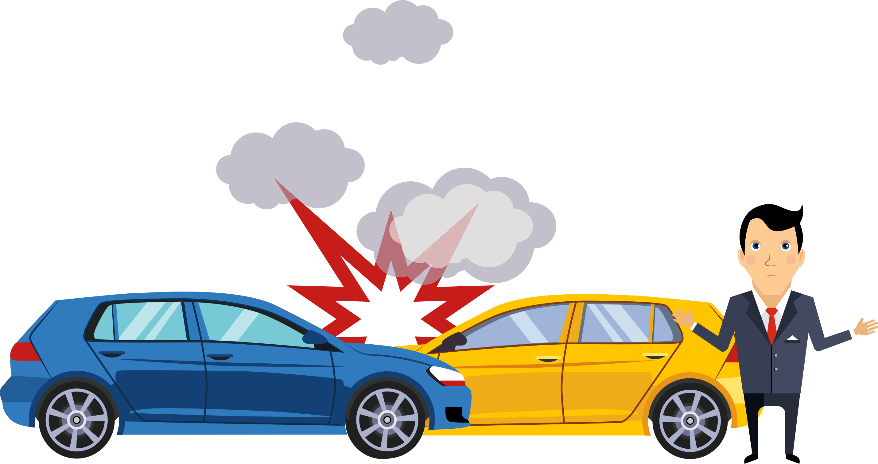 Vector Car Accident PNG Clipart