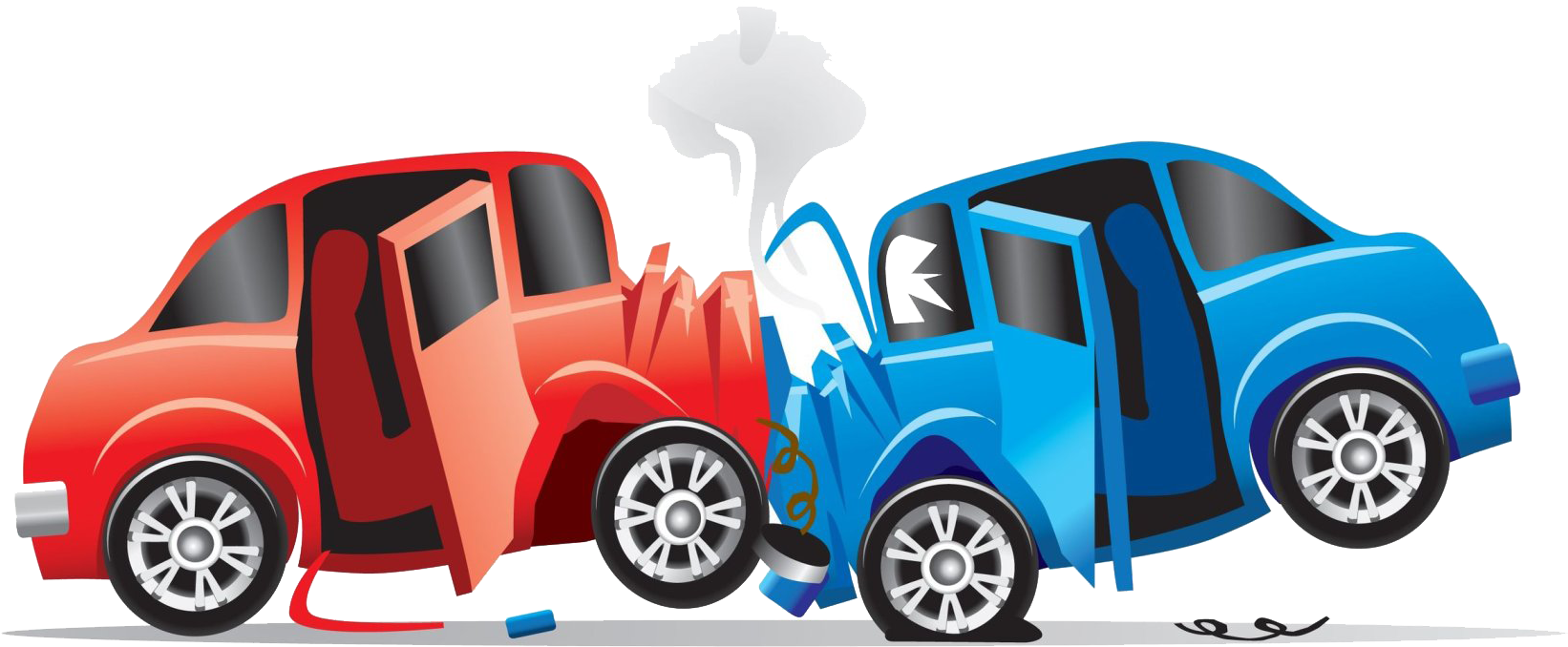 Vector Car Accident PNG Image