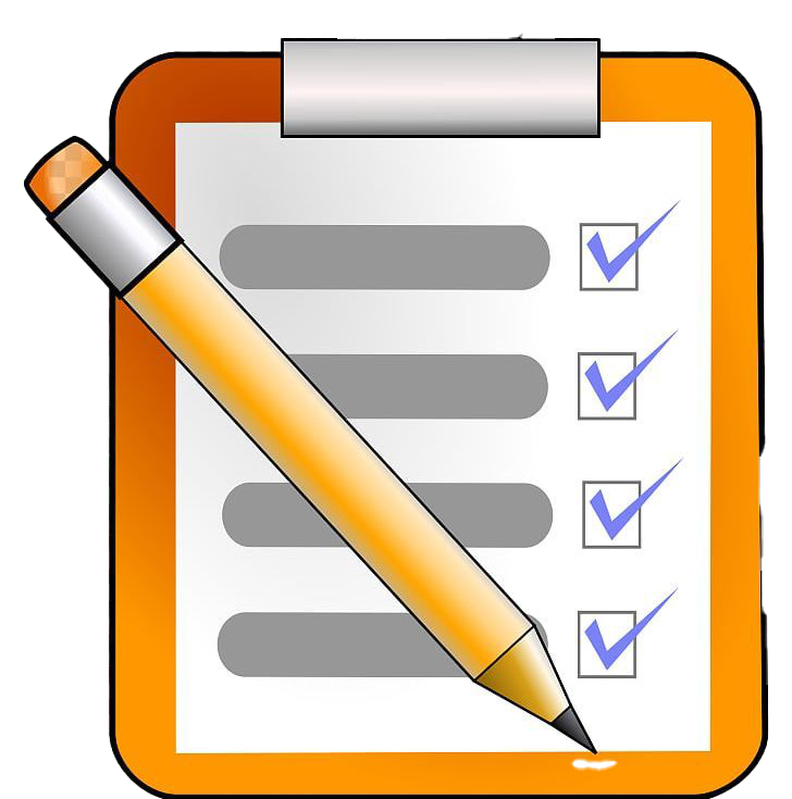 Vector checklist PNG -bestand