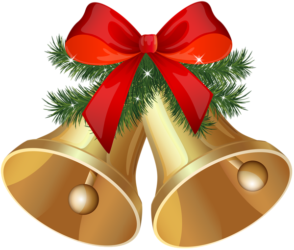 Vector Christmas Bell PNG Image