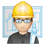 Vector Construction Engineer PNG kostenloser Download