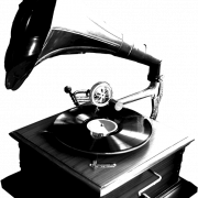 Vector Gramophone PNG Image