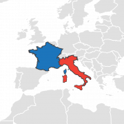 Vektör İtalya haritası png