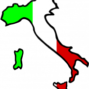 Вектор Италия карта PNG бесплатное изображение