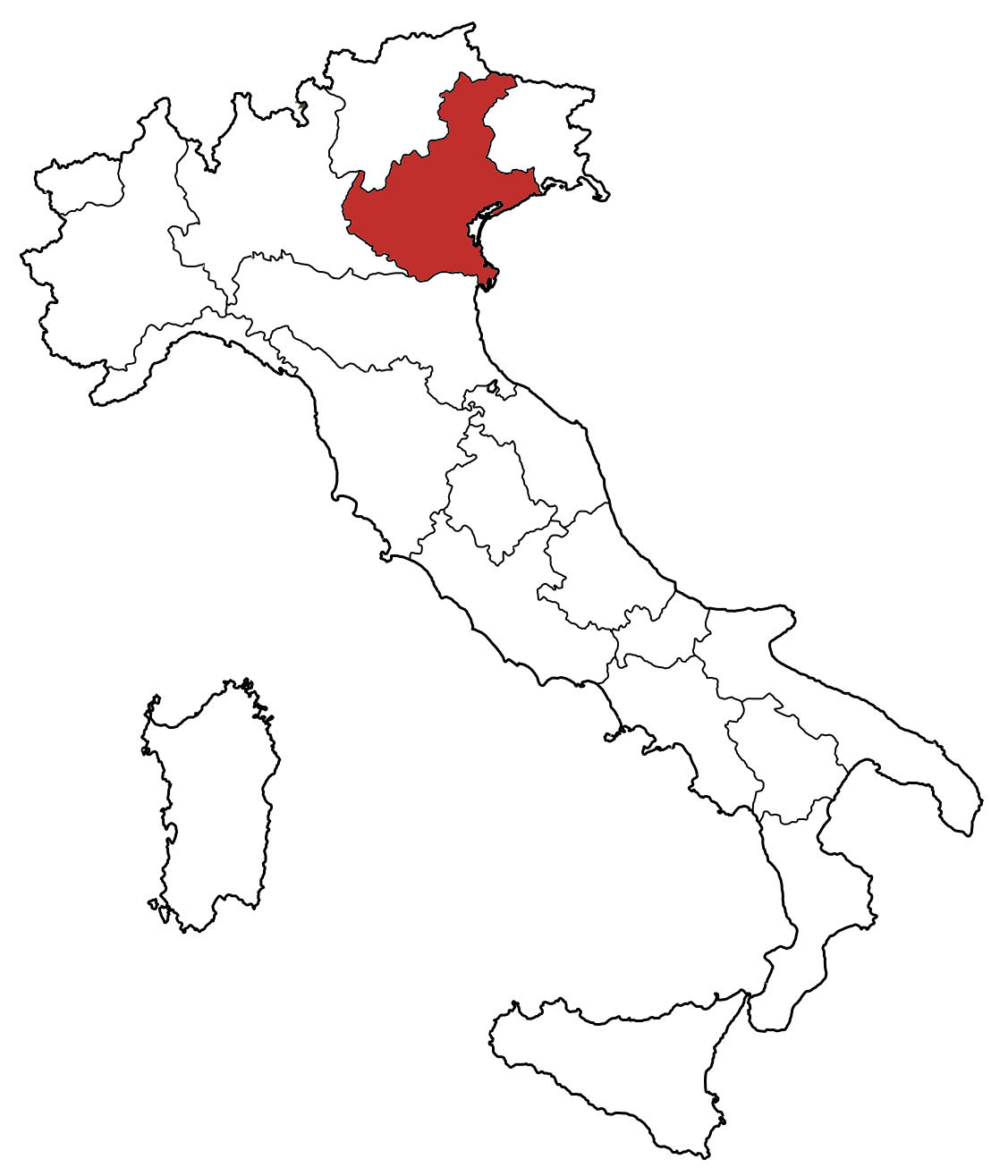 Vector Italy Map PNG HD Image