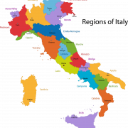 Vector Itália mapa imagens PNG