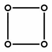 Vettoriale forma quadrata png