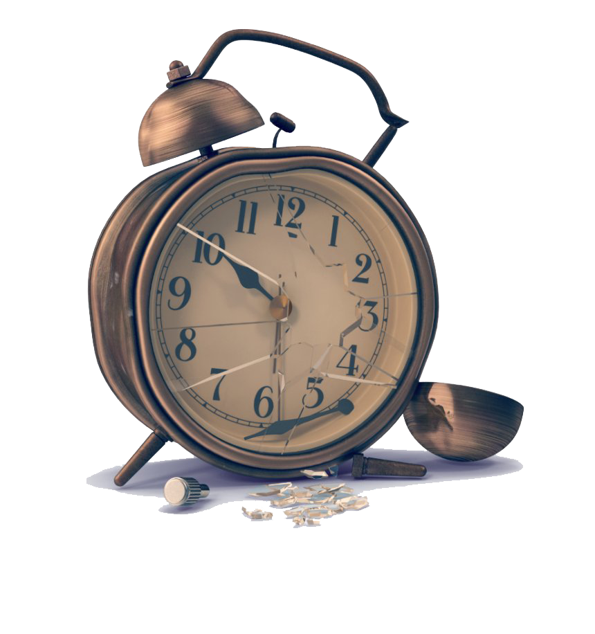 Vintage Alarm Clock PNG Image