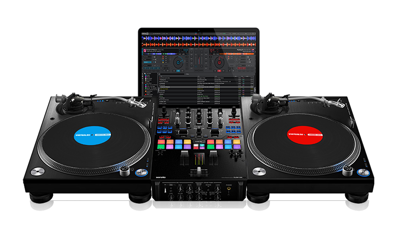 Téléchargement de fichier PNG de mixeur DJ Vitrual GRATUITE