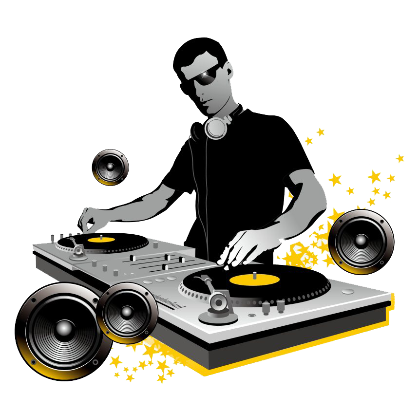 Vitrual DJ Mixer PNG Image