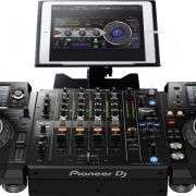 Vitrural DJ Mixer transparant
