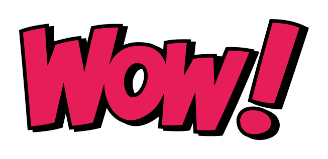 WOW PNG File Download Free