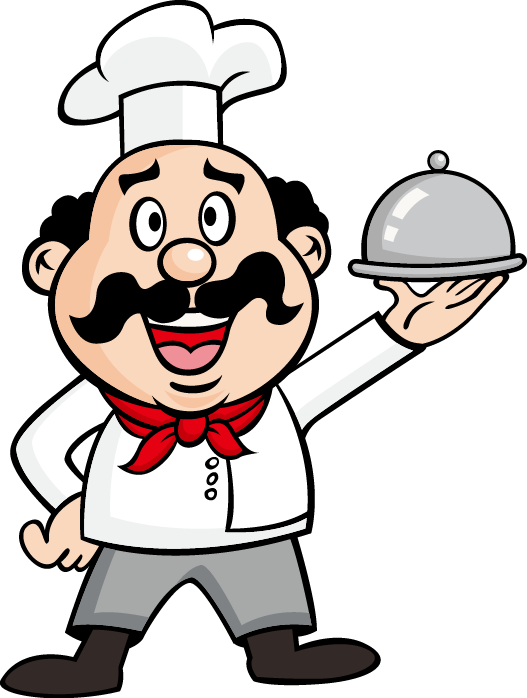 Waiter Serving Food PNG Clipart